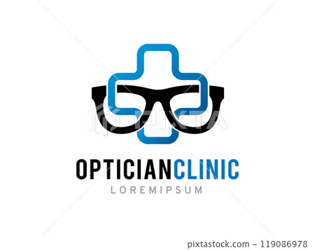 Optician Clinic logo symbol or icon template Optician Clinic logo symbol or icon template 119086978