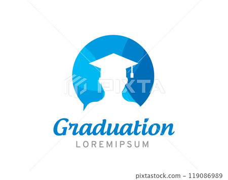 Graduation logo symbol or icon template Graduation logo symbol or icon template 119086989