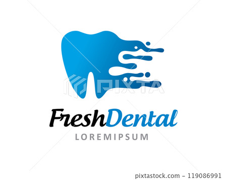 Dental logo symbol or icon template 119086991