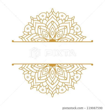 Mandala Design Element Collection Set 119087590