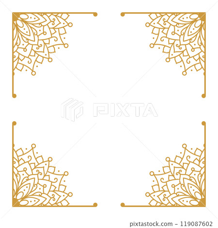 Mandala Design Element Collection Set 119087602