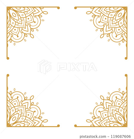 Mandala Design Element Collection Set 119087606