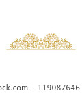Mandala Wedding Ornament Gold Vector Designs 119087646