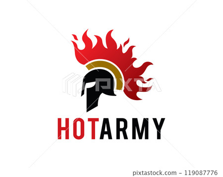 Hot Army logo symbol or icon template 119087776
