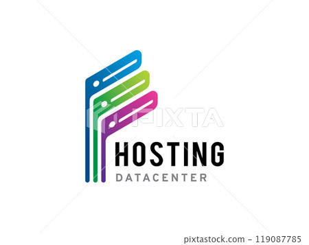 Hosting Data Center logo symbol or icon template Hosting Data Center logo symbol or icon template 119087785