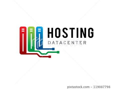 Hosting Data Center logo symbol or icon template Hosting Data Center logo symbol or icon template 119087798