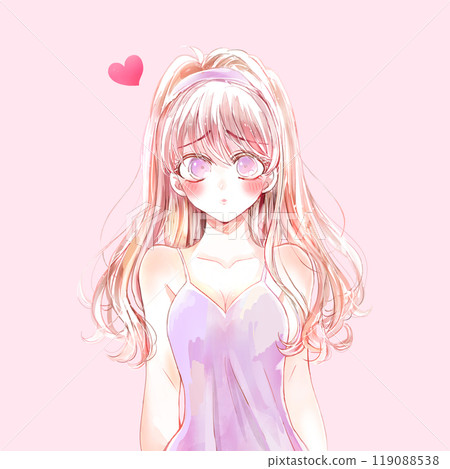 性感的女人,彎眉毛愛吊帶背心 性感的女人,彎眉毛愛吊帶背心 119088538