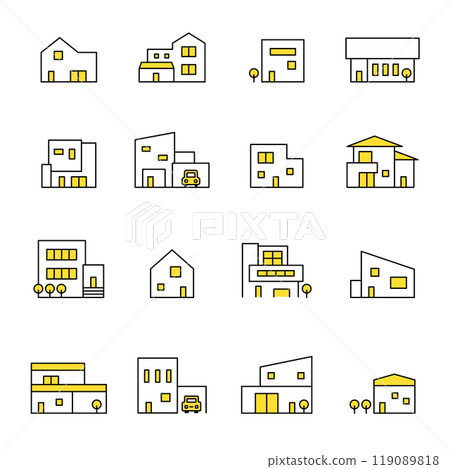 House icon set House icon set 119089818