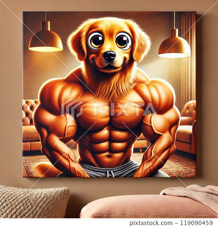 肌肉狗擺姿勢 肌肉狗擺姿勢 119090459