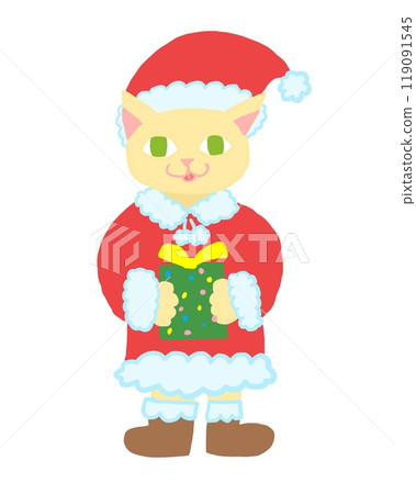 Cat santa's Christmas 119091545