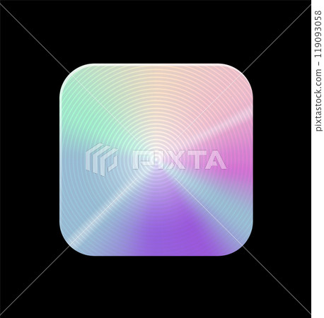 Holographic stickers. Hologram labels shapes. Holographic textured stickers for preview tags, labels. Sticker for design mockups. Vector Holographic stickers. Hologram labels shapes. Holographic textured stickers for preview tags, labels. Sticker for design mockups. Vector 119093058