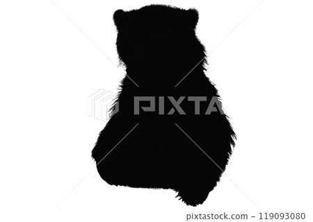 bear silhouette isolated on white background Bear icon modern symbol logo bear silhouette isolated on white background Bear icon modern symbol logo 119093080