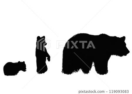 bear silhouette isolated on white background Bear icon modern symbol logo bear silhouette isolated on white background Bear icon modern symbol logo 119093083