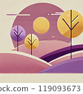 Fall landscape 119093673