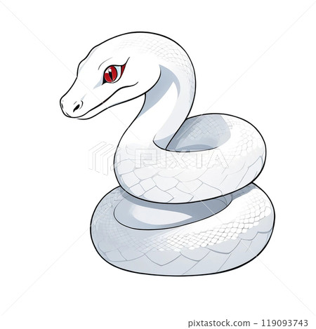 White snake icon, material (3) 119093743
