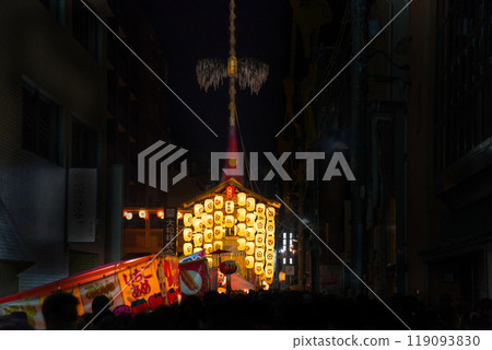 Gion Festival, Kikusui Hoko floats at Yoiyama 119093830