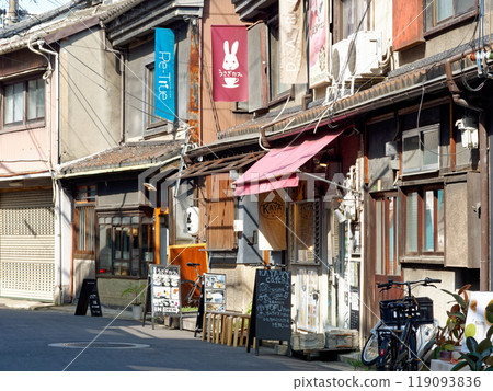 Street corner of Nakazaki-cho, Kita-ku, Osaka City 119093836