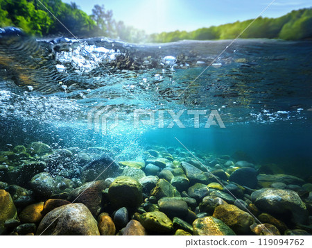 View from the riverbed 119094762