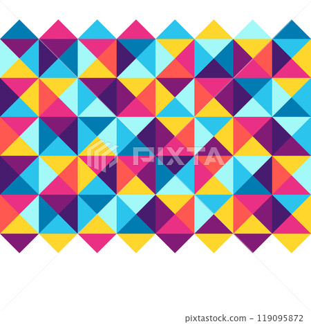 Triangle seamless pattern. Abstract geometric polygonal image. Triangle seamless pattern. Abstract geometric polygonal image. 119095872