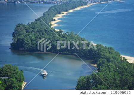 夏天的天橋立：從天橋立 View Land 欣賞飛龍景色與觀光船 119096055