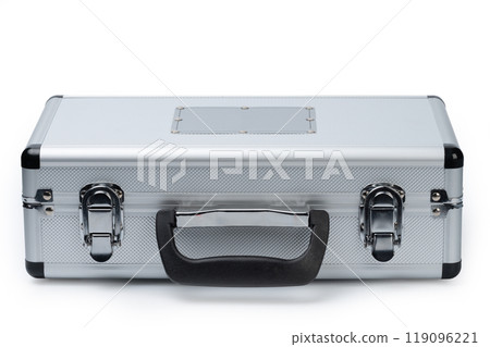 Closed metal briefcase 119096221