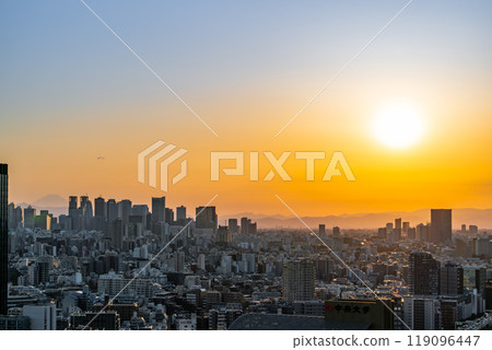 [Tokyo] A big city at dusk 119096447