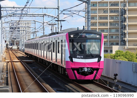 Shin-Keisei Electric Railway 80000 Series Train 80000 Series Car "Every Day, Something New" Kamagaya City, Chiba Prefecture 119096990
