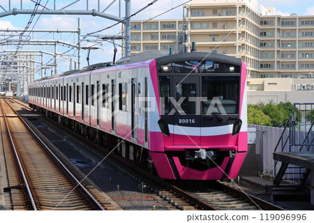 新京成電鐵 80000 型列車 80000 型汽車「每天都有一點新」千葉縣鐮谷市 新京成電鐵 80000 型列車 80000 型汽車「每天都有一點新」千葉縣鐮谷市 119096996