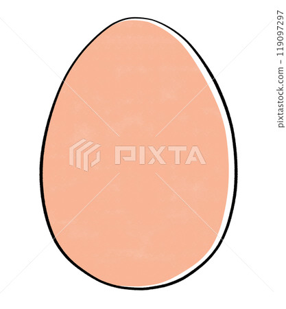 Red egg illustration 119097297