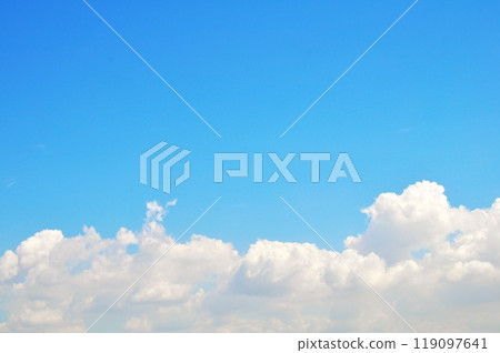 夏天的藍天白雲 夏天的藍天白雲 119097641