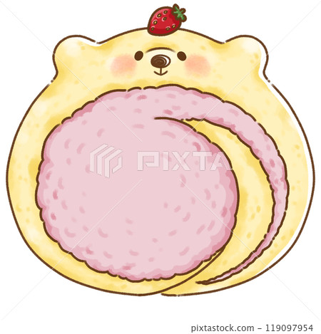 小熊蛋糕卷（草莓） 119097954