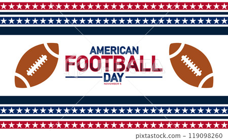American Football Day Modern illustration American Football Day Modern illustration 119098260