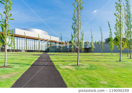 Toyota City Museum, located on a hill overlooking the Toyota cityscape (Toyota City, Aichi Prefecture) Toyota City Museum, located on a hill overlooking the Toyota cityscape (Toyota City, Aichi Prefecture) 119098289