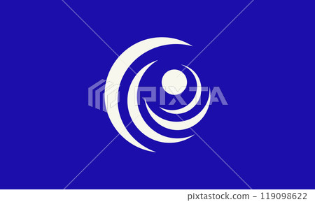 Flag of the city of Gilbert, Arizona, USA, original colors and proportions. Vector illustration 119098622