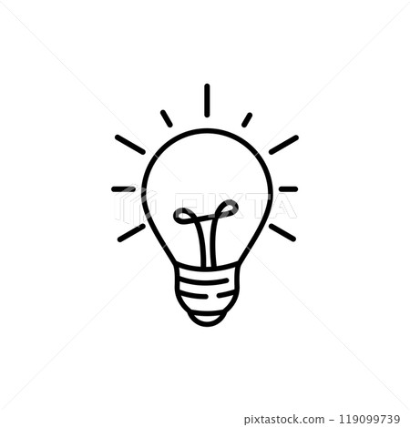 Bulb technology ilustration Bulb technology ilustration 119099739