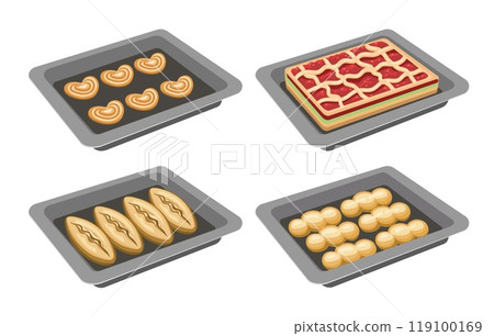 Baking tray emblem set Baking tray emblem set 119100169