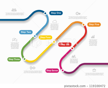 Infographic design template with place for your data. Vector illustration. 119100472