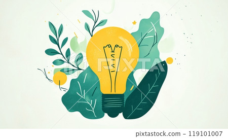 Eco-friendly innovation: bright ideas illuminated in nature-inspired design 119101007