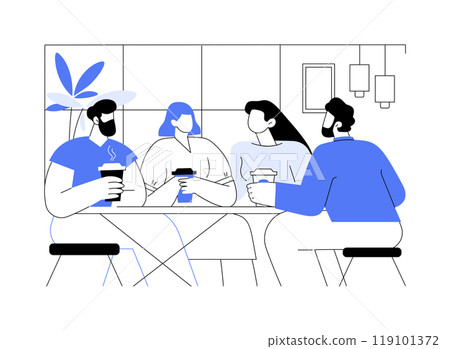 Leisure time isolated cartoon vector illustrations. Leisure time isolated cartoon vector illustrations. 119101372