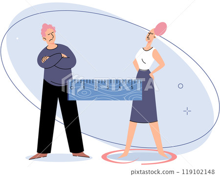 Antisocial vector illustration. Uncomfortable situations can trigger negative emotions and increased stress levels Unhappiness and depression often result from unmet emotional and psychological needs Antisocial vector illustration. Uncomfortable situations can trigger negative emotions and increased stress levels Unhappiness and depression often result from unmet emotional and psychological needs 119102148