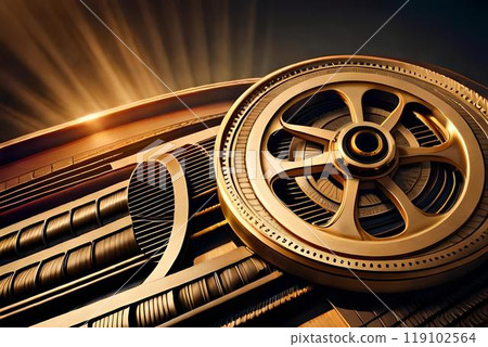 Gear, which is a rotating circular machine part 119102564