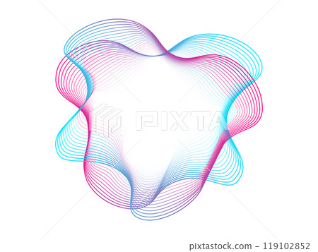 Set of multicolored neon sound wave vibrations. Sound lines, radial spectrum. Colorful template for music poster and banner. Vector radial spectrum. Set of multicolored neon sound wave vibrations. Sound lines, radial spectrum. Colorful template for music poster and banner. Vector radial spectrum. 119102852