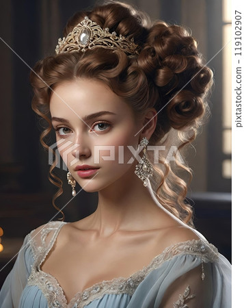 Timeless Elegance: A Portrait of Classical Beauty 119102907