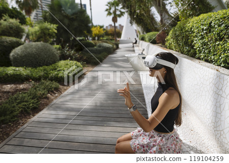 Engaging in Virtual Reality While Surrounded by Natures Extraordinary Beauty and Serenity Engaging in Virtual Reality While Surrounded by Natures Extraordinary Beauty and Serenity 119104259