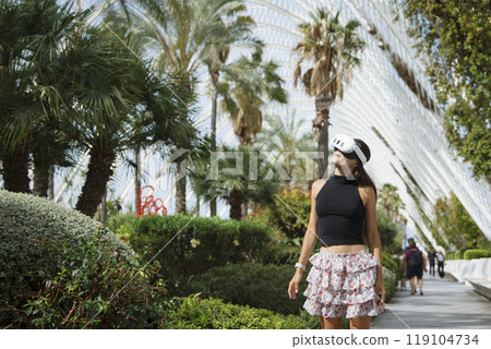 Enjoy a Charming Stroll in a Tropical Paradise, surrounded by beauty and joyfulness Enjoy a Charming Stroll in a Tropical Paradise, surrounded by beauty and joyfulness 119104734