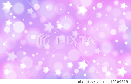 Purple bokeh background featuring a gradient with a soft stars. Stock vector illustration in realistic style. Purple bokeh background featuring a gradient with a soft stars. Stock vector illustration in realistic style. 119104869