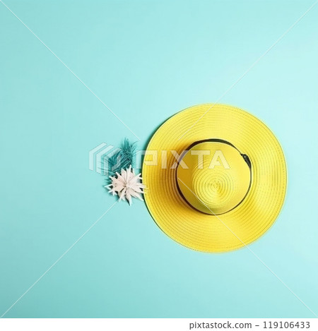 Generative AI. Summer holidays accessories. Generative AI. Summer holidays accessories. 119106433