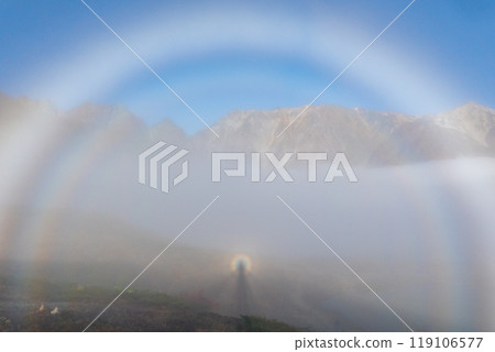 秋季攀登唐松岳(布羅肯現象) 秋季攀登唐松岳(布羅肯現象) 119106577