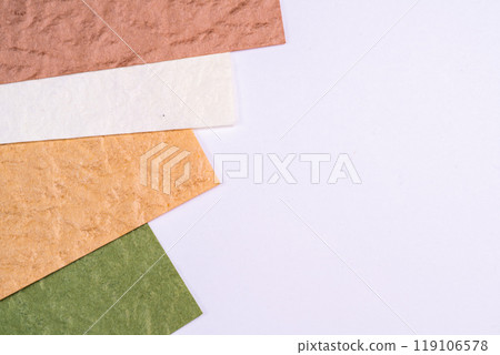 五顏六色的日本紙背景材料 119106578