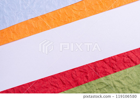 五顏六色的日本紙背景材料 119106580